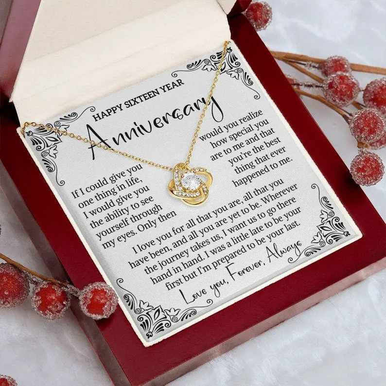 16th Wedding Anniversary Gift For Wife Coffee Or Tea Anniversary Gift Sixteenth Anniversary Gift 16 Year Anniversary Meaningful gift