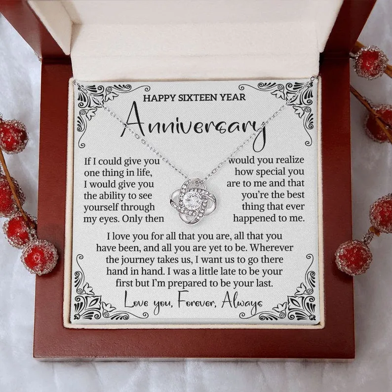 16th Wedding Anniversary Gift For Wife Coffee Or Tea Anniversary Gift Sixteenth Anniversary Gift 16 Year Anniversary Meaningful gift
