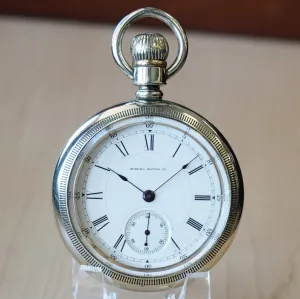 1885 AURORA Pocket Watch 18s Lever Set 11 Jewels Proximity 148 Made in USA