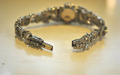 1940s Jaeger LeCoultre Rare Vintage Bracelet/Watch with 25 Carat Diamond in Platinum - $75K VALUE
