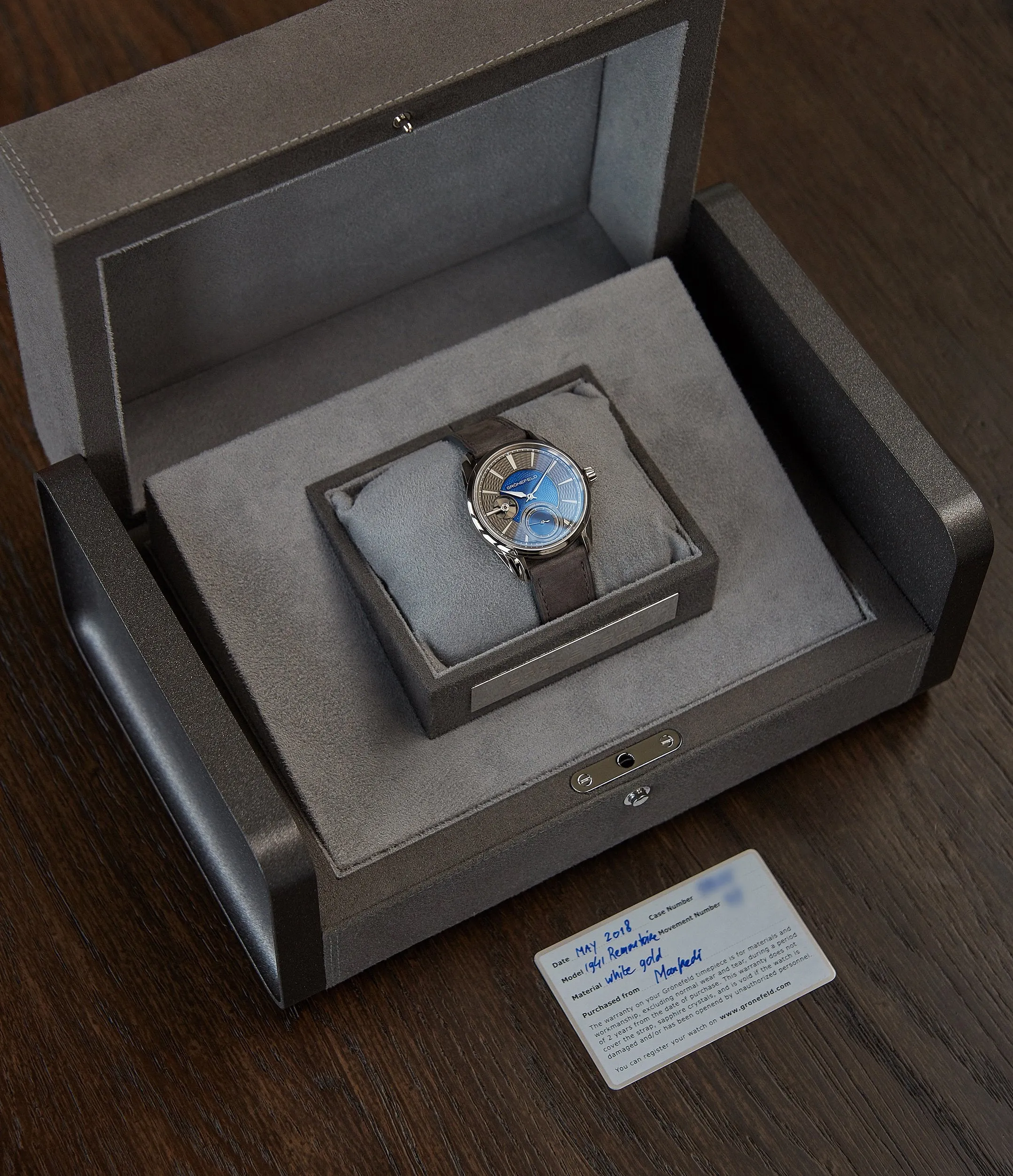 1941 Remontoire | Voutilainen Dial | White Gold
