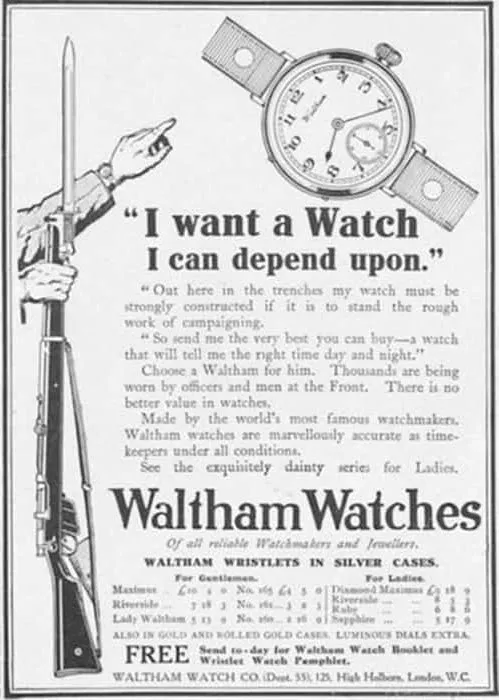 1942 Waltham USA Rare Military Wristwatch - American WW2 Ordinance Department OG 70791