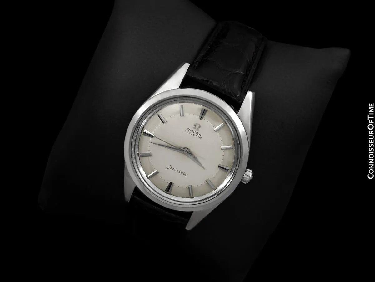1960 Omega Seamaster Vintage Mens Very Rare Extra Large 38mm Watch - Stainless Steel