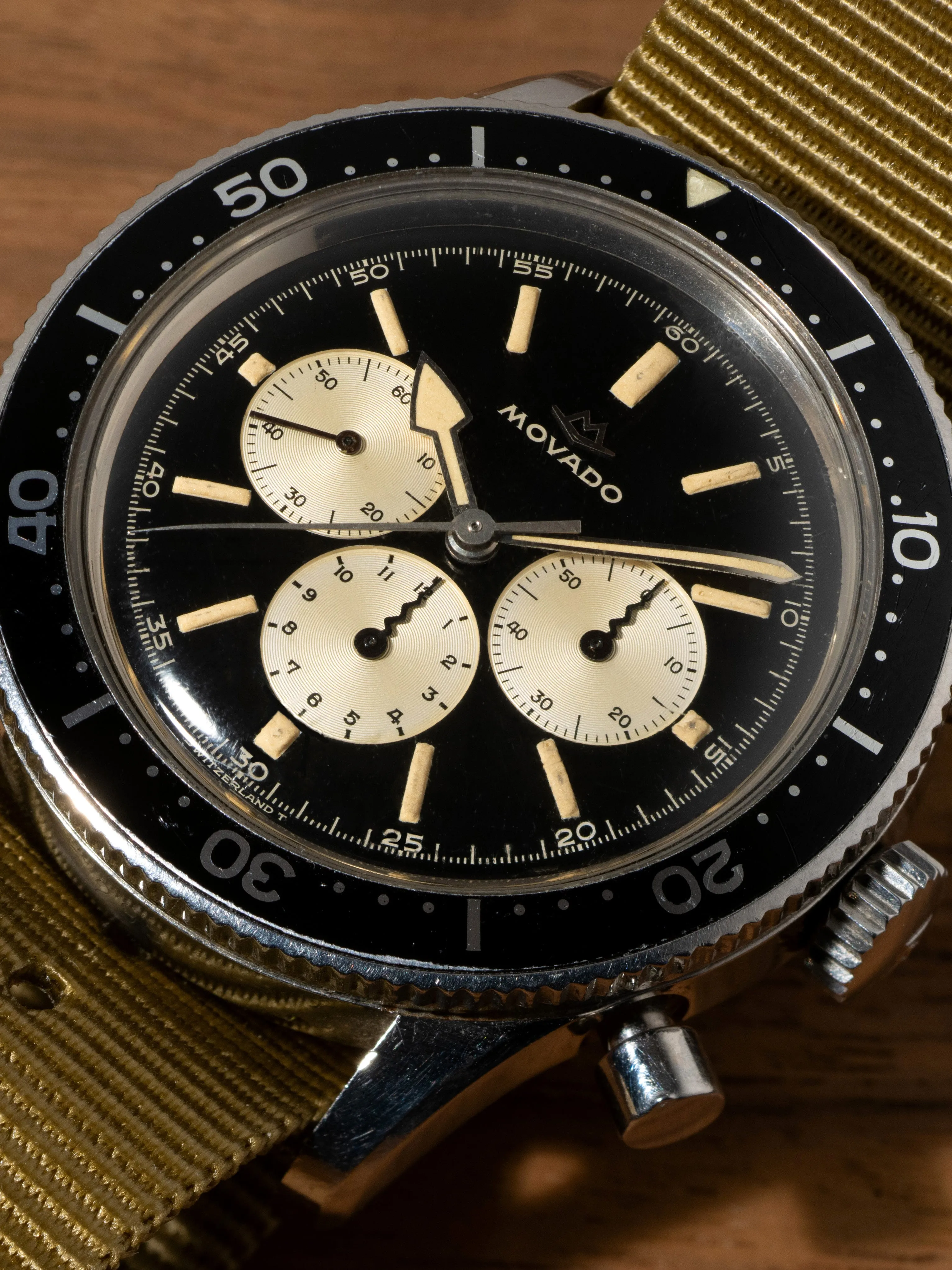 1960s Movado Super Sub-Sea Chronograph (Ref. 95-704-541) "Cal. M95"