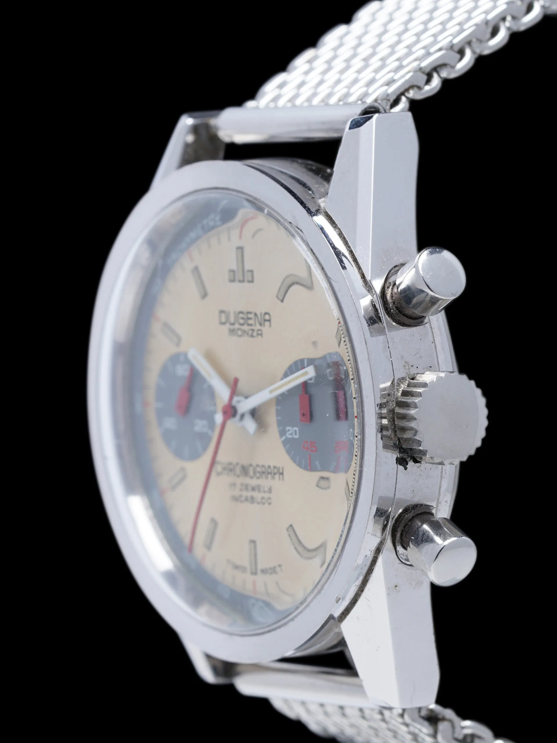 1970s Dugena Monza Chronograph Valjoux Cal. 7733