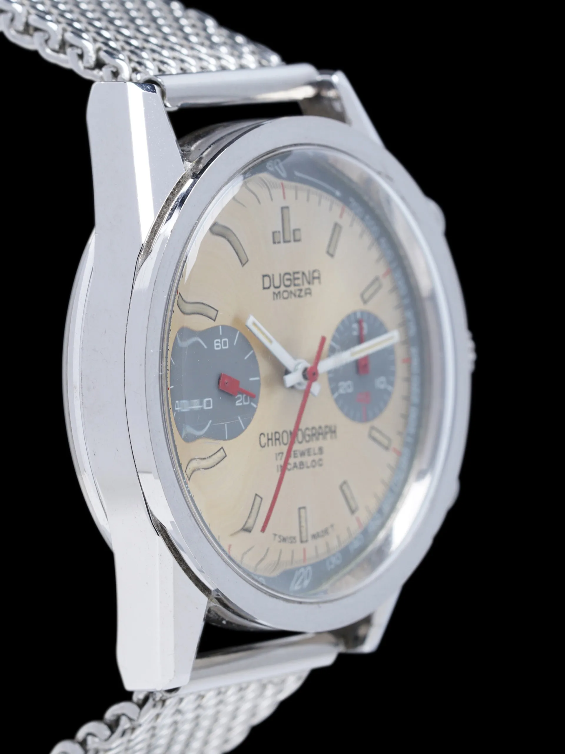1970s Dugena Monza Chronograph Valjoux Cal. 7733