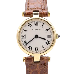 1990s Cartier Rare Vintage Vendôme Ladies classic in 18k Solid Gold Model 881002