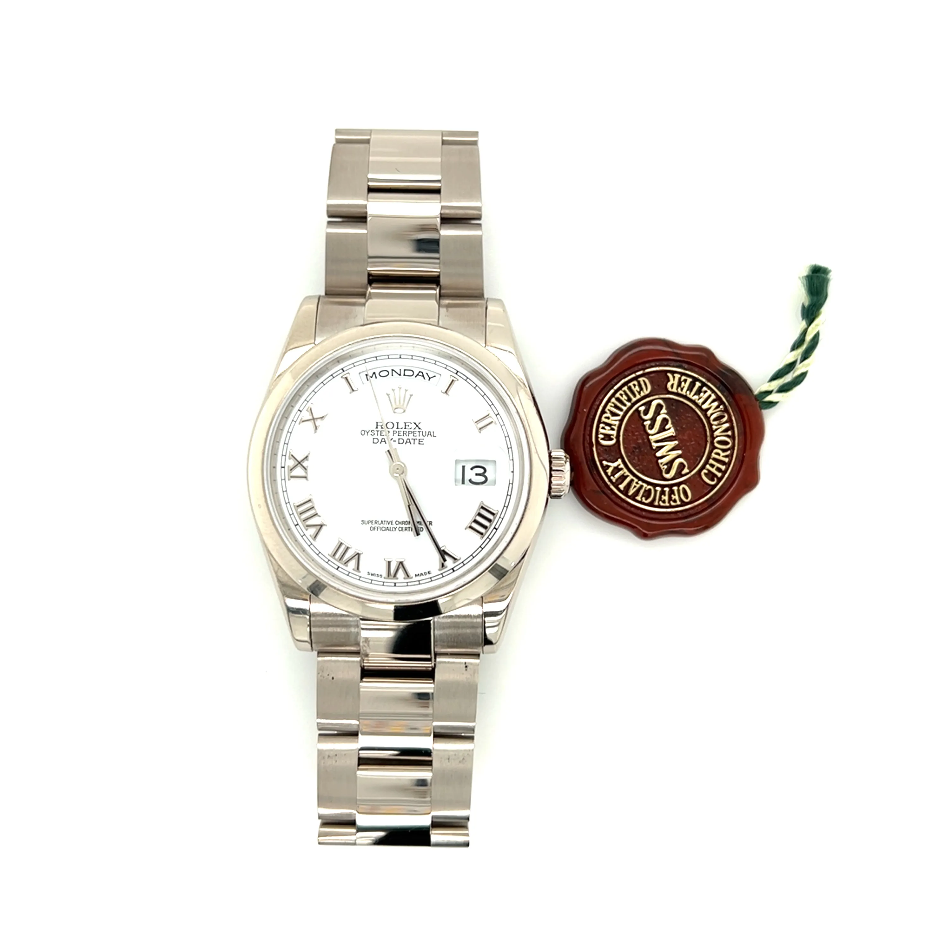 2002 Rolex Day Date Porcelain 117