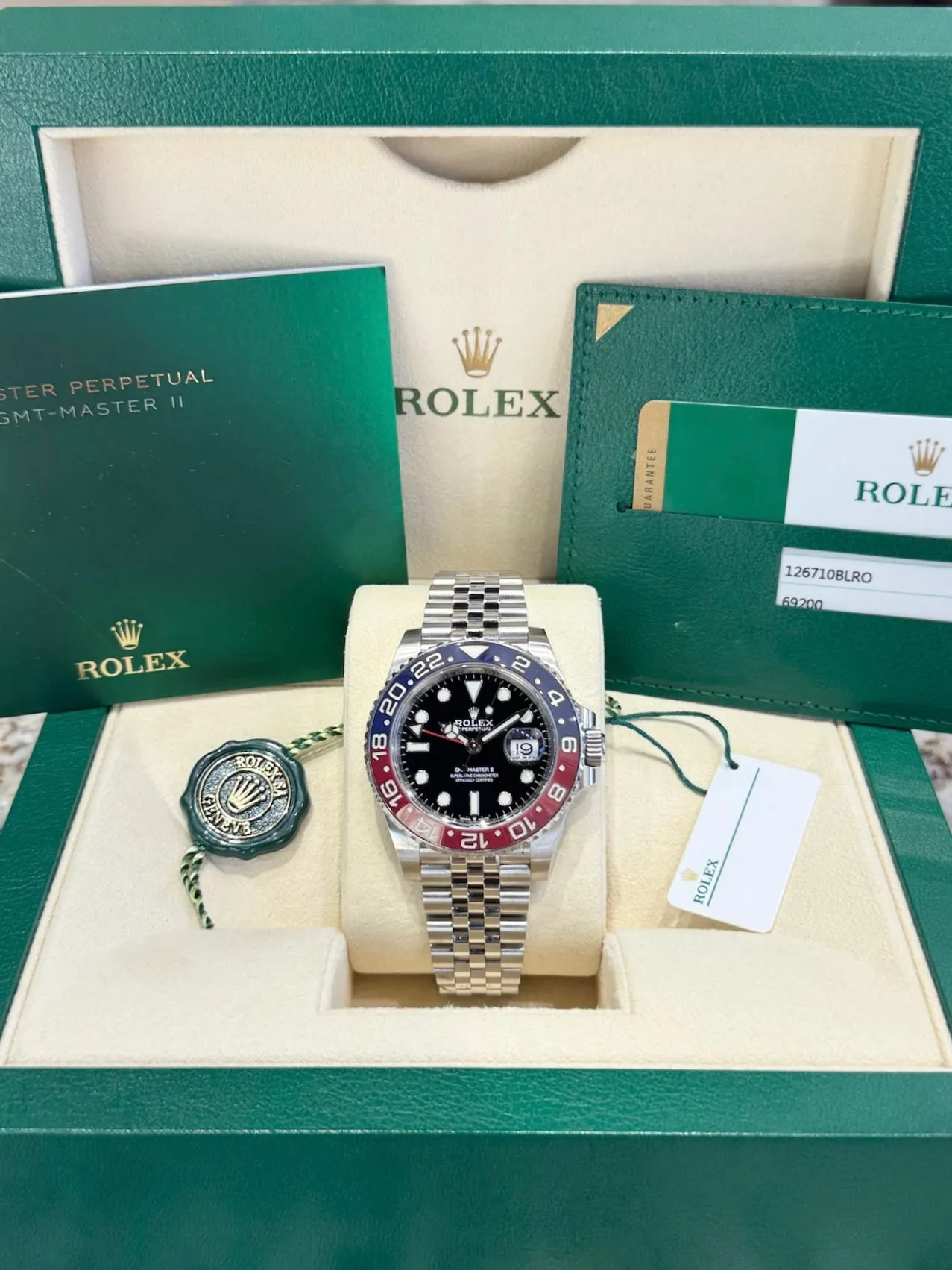 2019 Rolex GMT-Master II Pepsi 126710BLRO