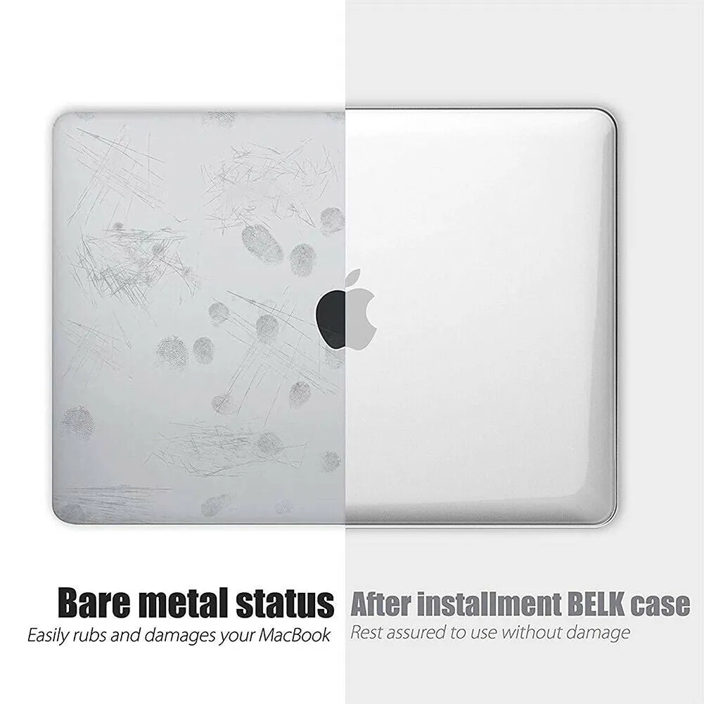 2020 MacBook Pro 13 Inch Case | Plastic Hard Case Shell for MacBook Pro A2251 A2289 A2179 (Black)