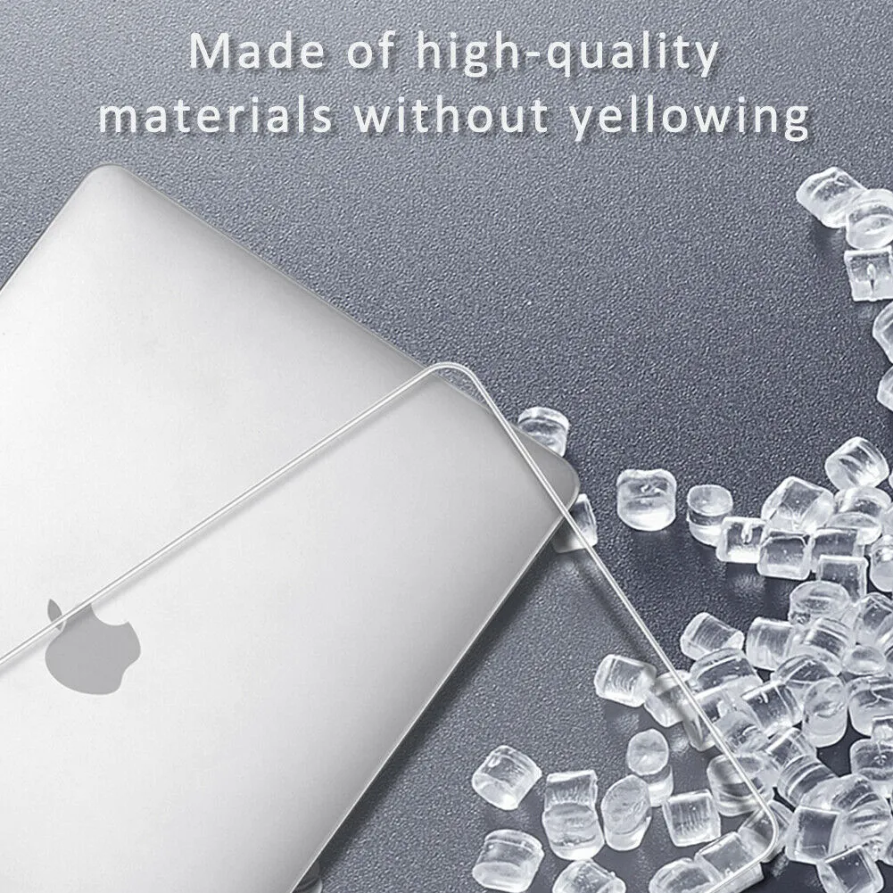 2020 MacBook Pro 13 Inch Case | Plastic Hard Case Shell for MacBook Pro A2251 A2289 A2179 (Clear)