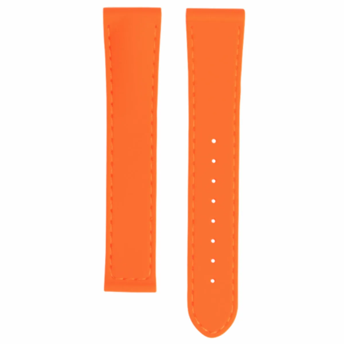 20MM RUBBER BAND STRAP FOR 41MM OMEGA SEAMASTER PLANET OCEAN WATCH ORANGE OS