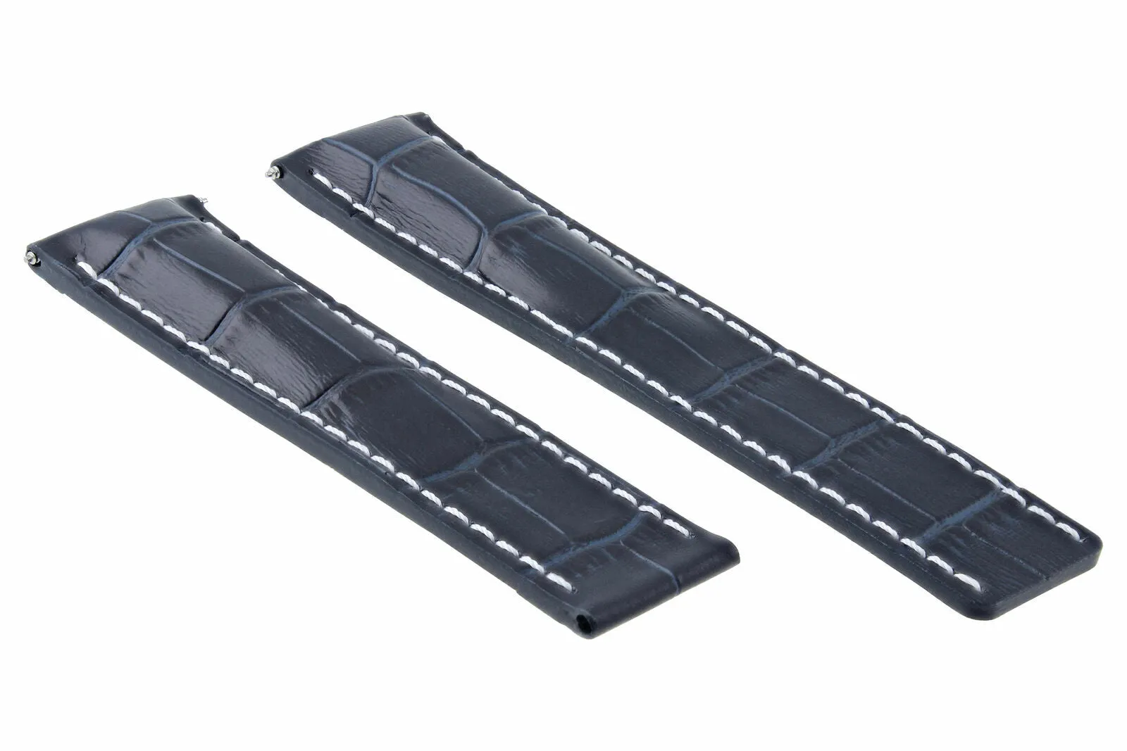 22MM LEATHER STRAP BAND FOR TAG HEUER CARRERA FORMULA F1 AQUARACER WATCH BLUE WS