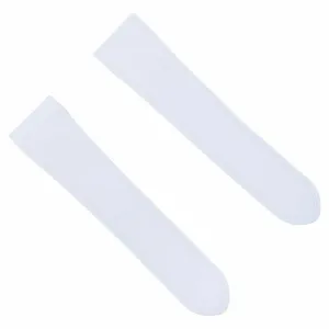 24.5MM RUBBER WATCH BAND STRAP FOR (FITS) CARTIER SANTOS 100XL CHRONOGRAPH WHITE