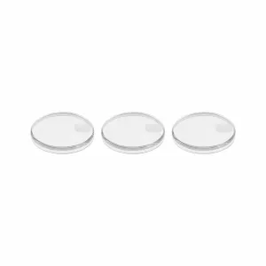 3 PLASTIC PLEXI  WATCH CRYSTAL FOR 31MM ROLEX DATEJUST MIDSIZE 25-104 DATE 6466