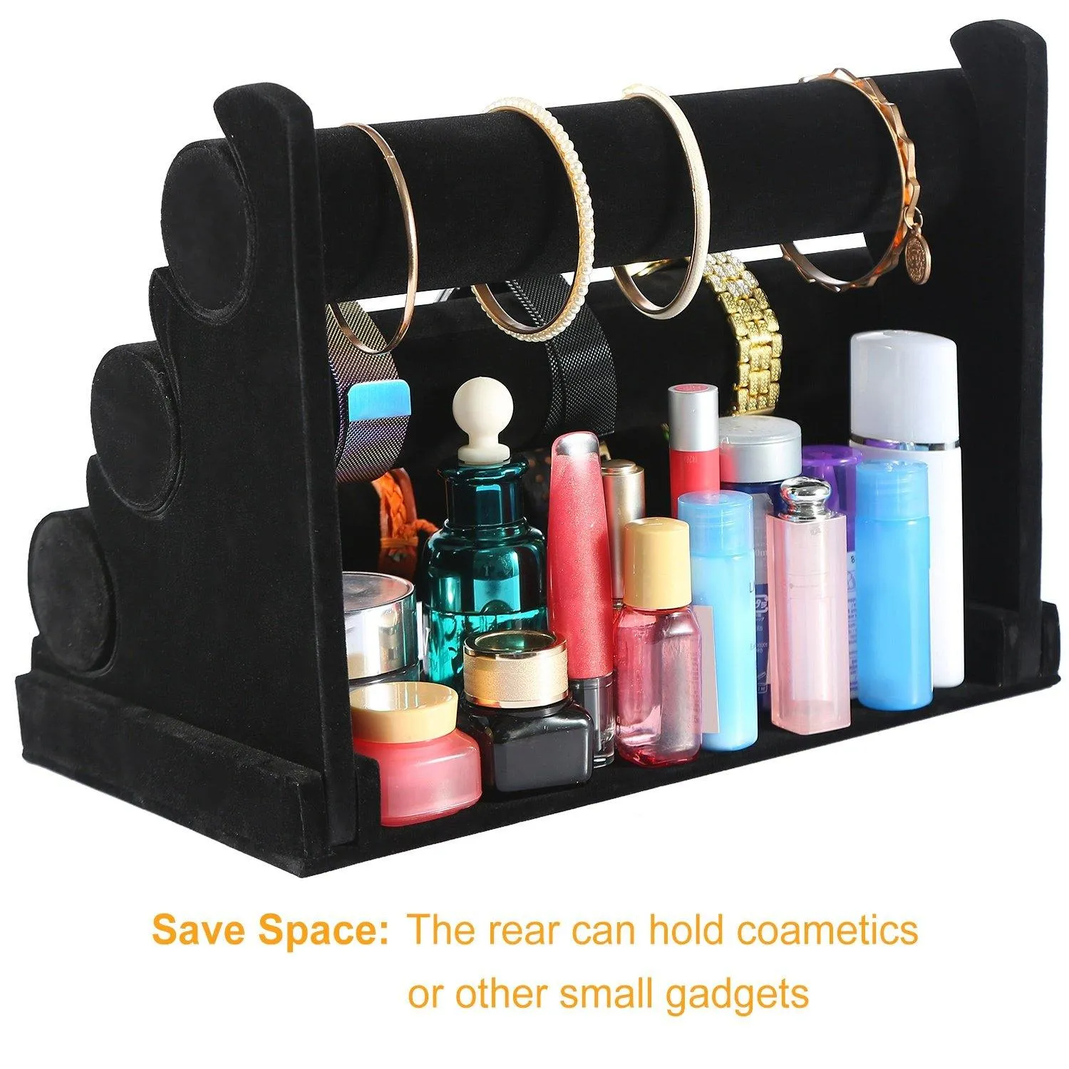 3-Tier Velvet Jewelry Stand
