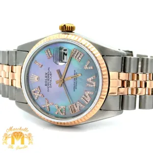 36mm Rolex Datejust Watch with Two-Tone Jubilee Bracelet