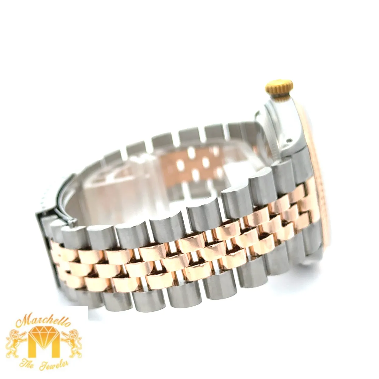 36mm Rolex Datejust Watch with Two-Tone Jubilee Bracelet