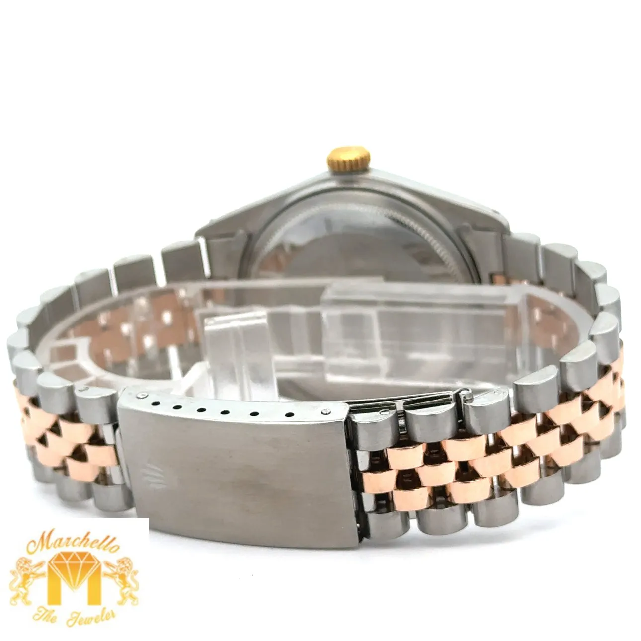 36mm Rolex Datejust Watch with Two-Tone Jubilee Bracelet