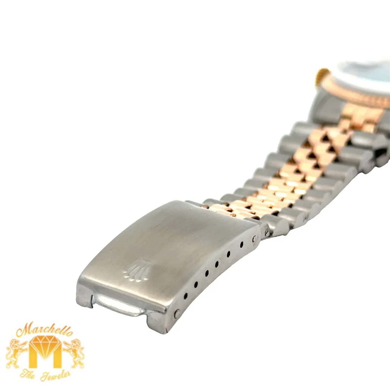 36mm Rolex Datejust Watch with Two-Tone Jubilee Bracelet