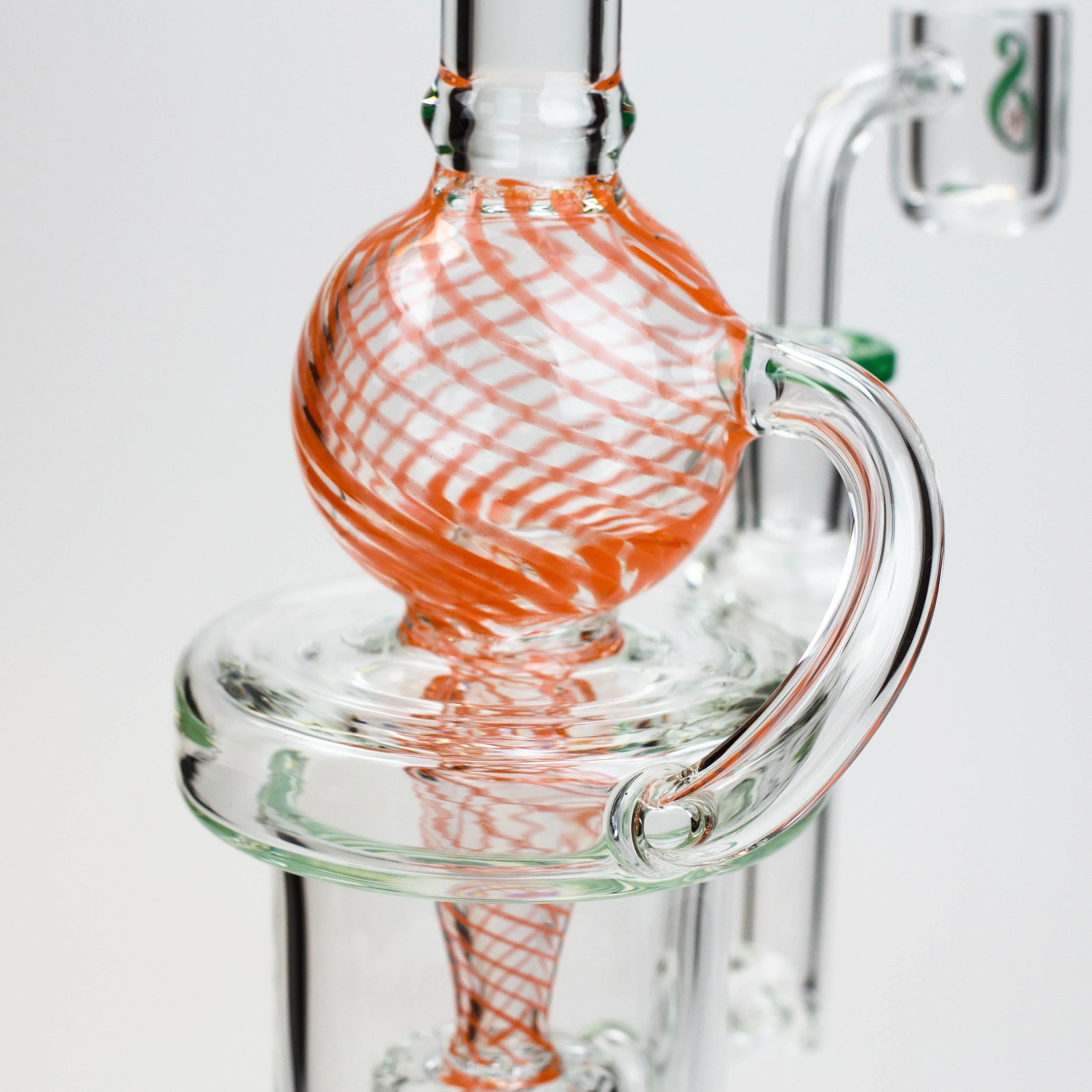 9" SOUL Glass 2-in-1 Recycler Bong Drum Diffuser