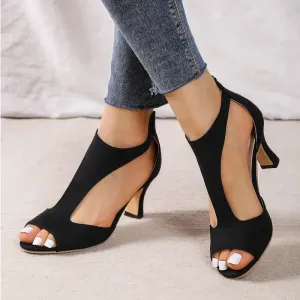 ALANA  Sleek Open-Side Heels
