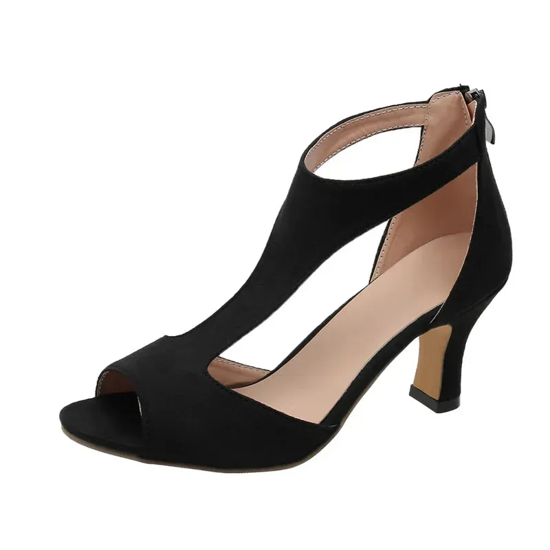 ALANA  Sleek Open-Side Heels