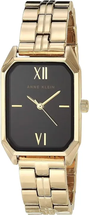 Anne Klein Women's AK/3774BKGB Gold Bracelet Watch