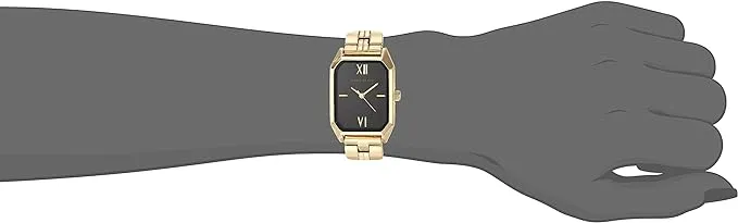 Anne Klein Women's AK/3774BKGB Gold Bracelet Watch