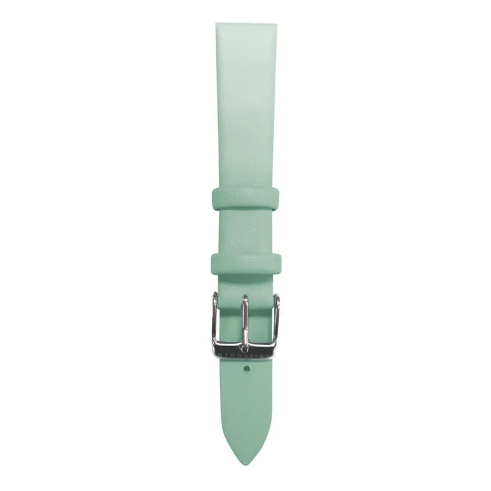 ARIES GOLD BABY GREEN AG-L0040-16 LEATHER STRAP