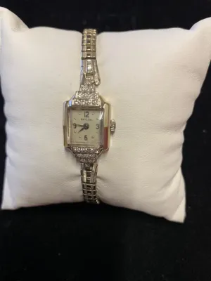 BAYLOR Vintage Rare & Unique Art Deco Design Ladies Wristwatch - $8K APR w/ COA!