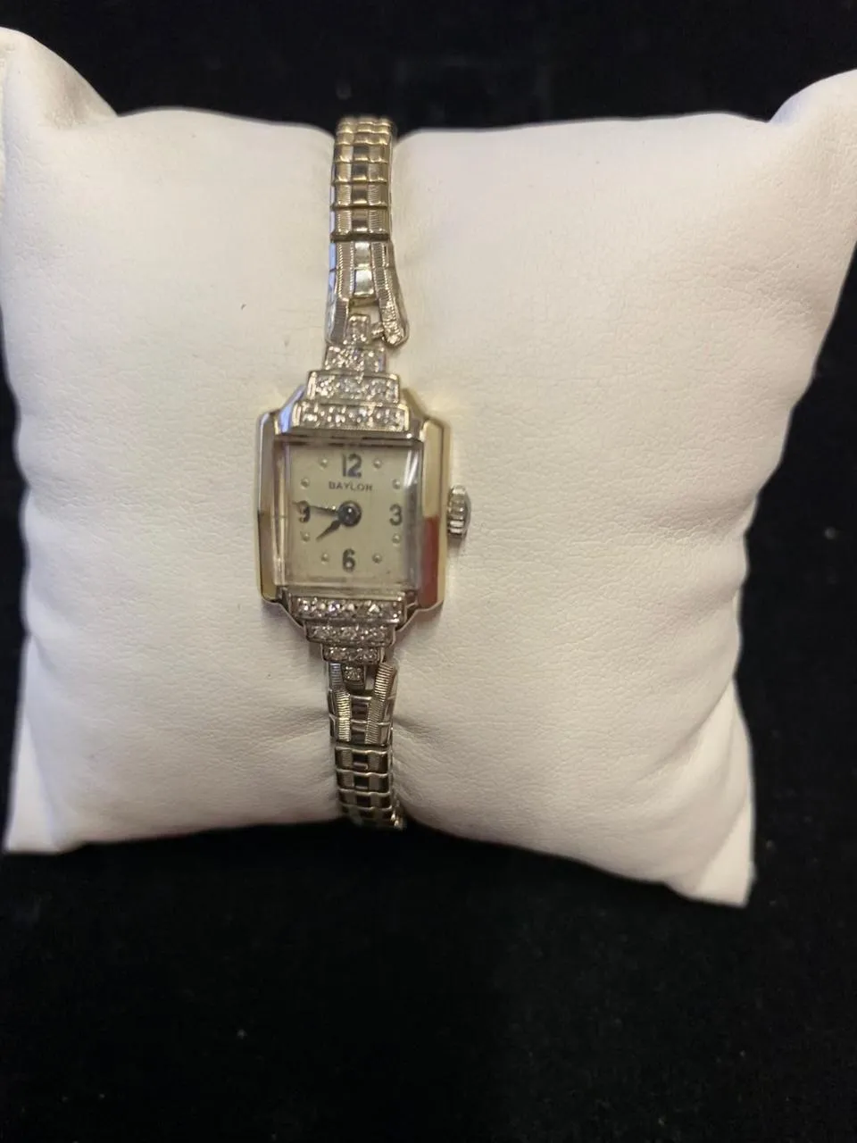BAYLOR Vintage Rare & Unique Art Deco Design Ladies Wristwatch - $8K APR w/ COA!