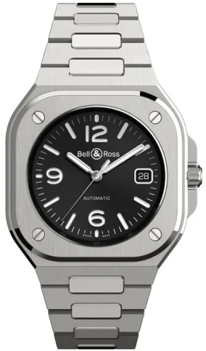 Bell & Ross BR 05 Auto Black Steel Bracelet