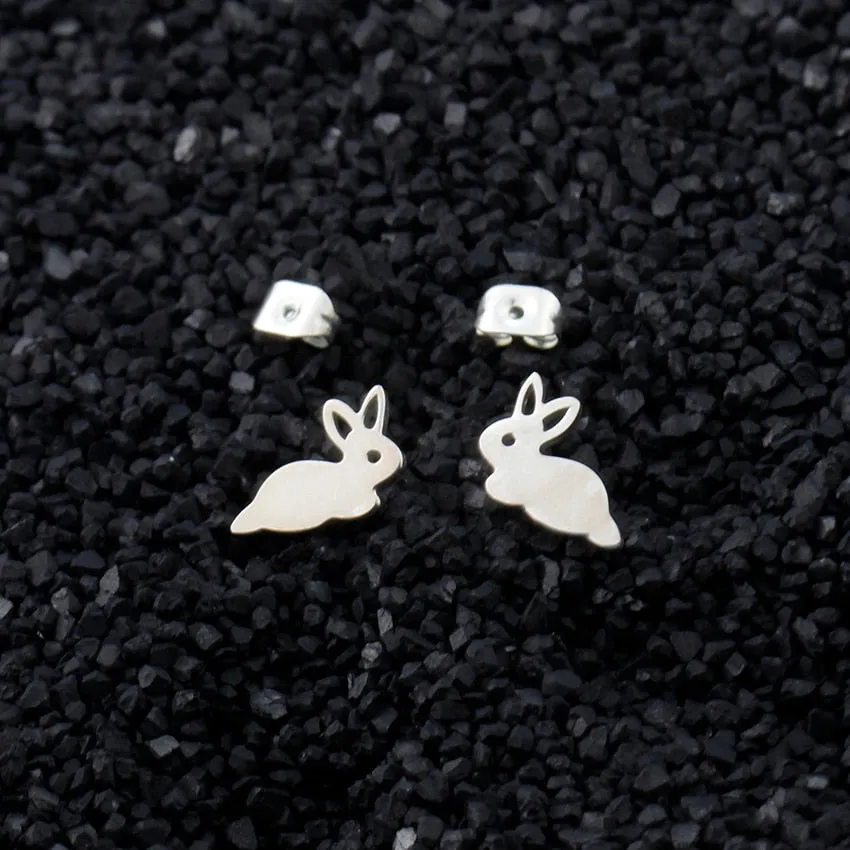 Best friend Gifts Cute Animal Rabbit Stud Earring