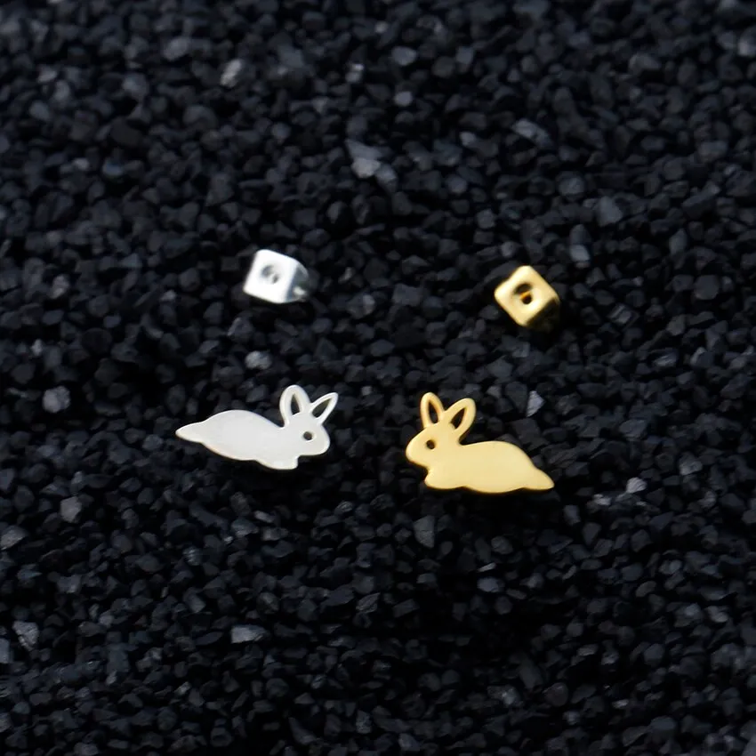 Best friend Gifts Cute Animal Rabbit Stud Earring