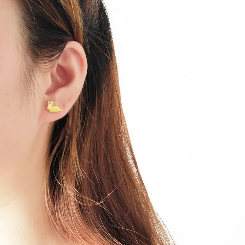 Best friend Gifts Cute Animal Rabbit Stud Earring