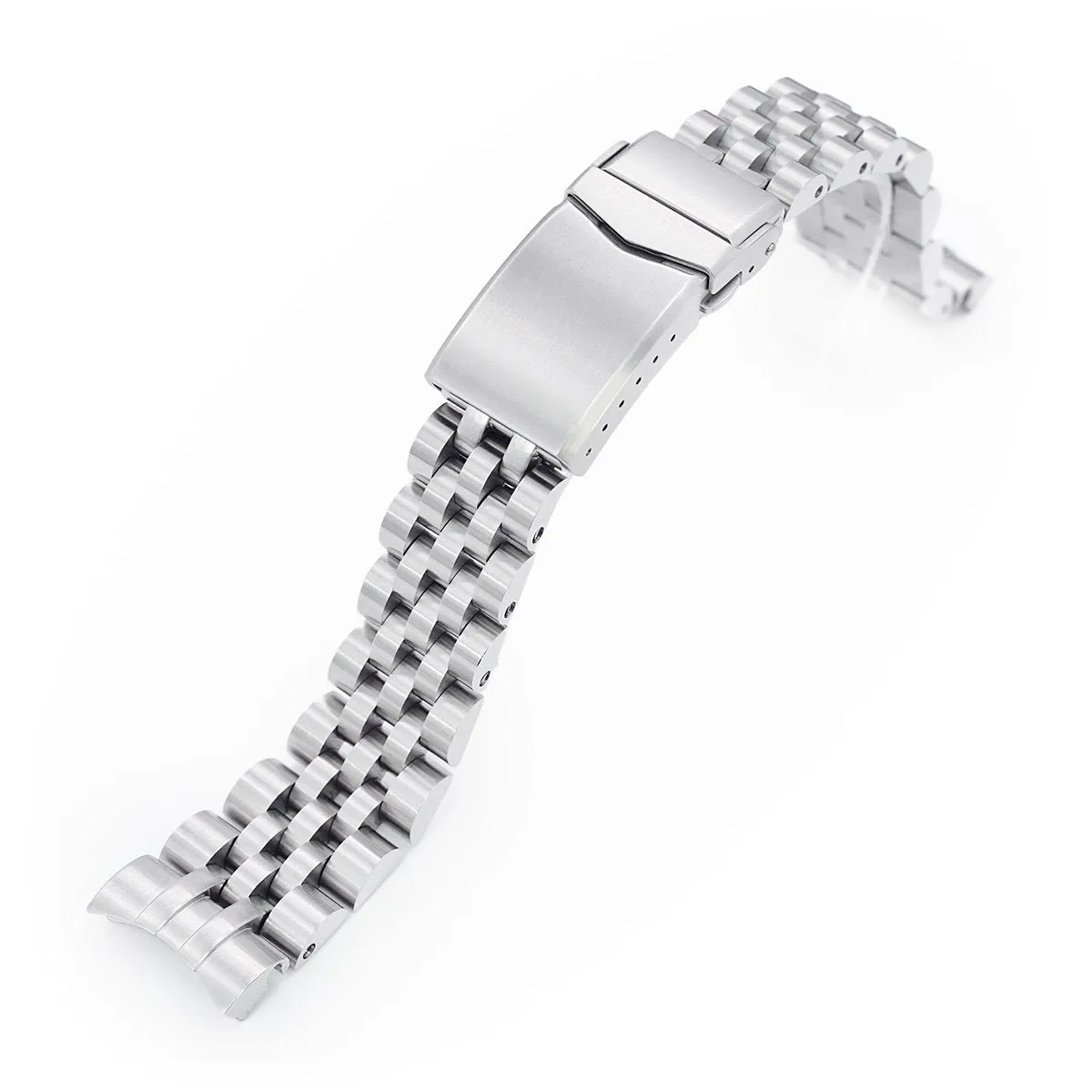 Beyond the Vintage Angus Louis JUB Watch Band for RX SUB 1680 in Brushed, V-Clasp