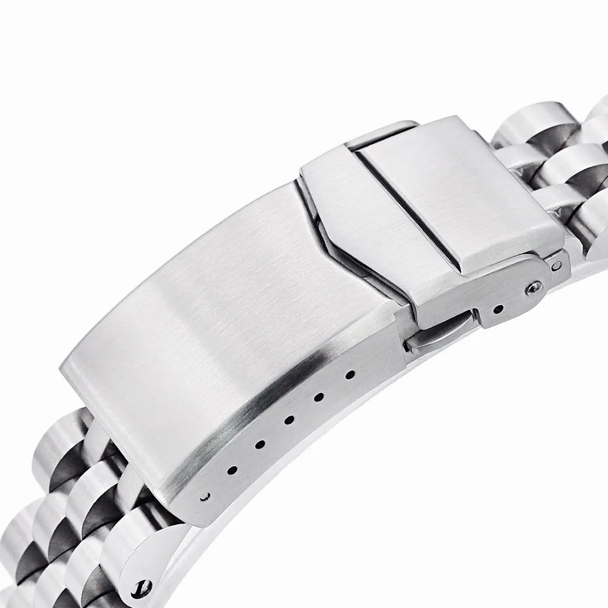 Beyond the Vintage Angus Louis JUB Watch Band for RX SUB 1680 in Brushed, V-Clasp