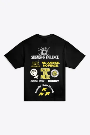 BHM Mixed Statements S/S T-Shirt (Black)