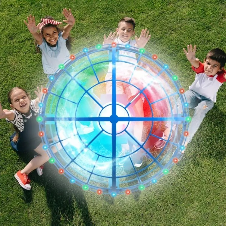 Blue Remote Stunt Ball Toy for Kids - Suspended Four-axis Aircraft