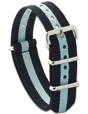 Blue Striped G10 Watch Strap