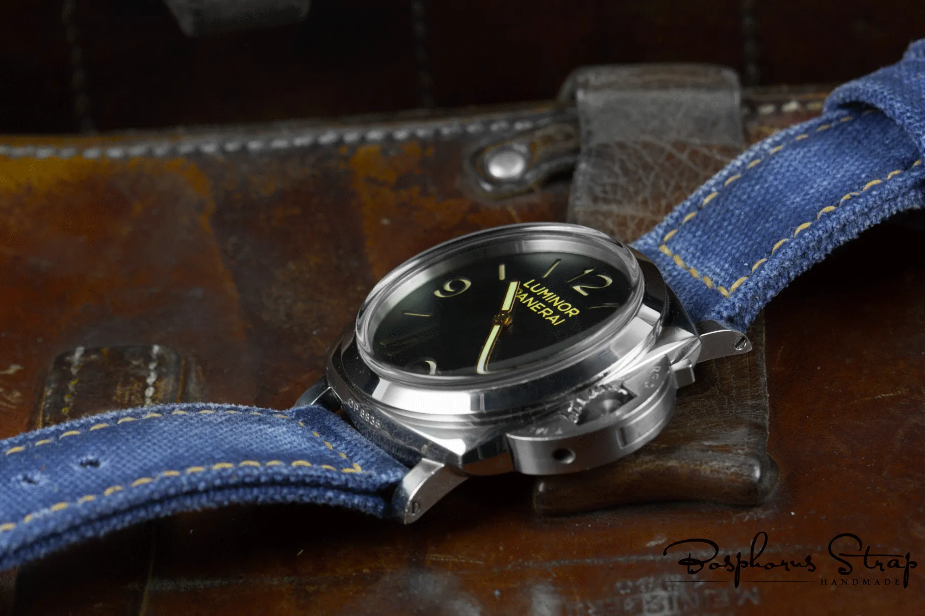 Bosphorus Watch Strap - Rolled Blue Canvas