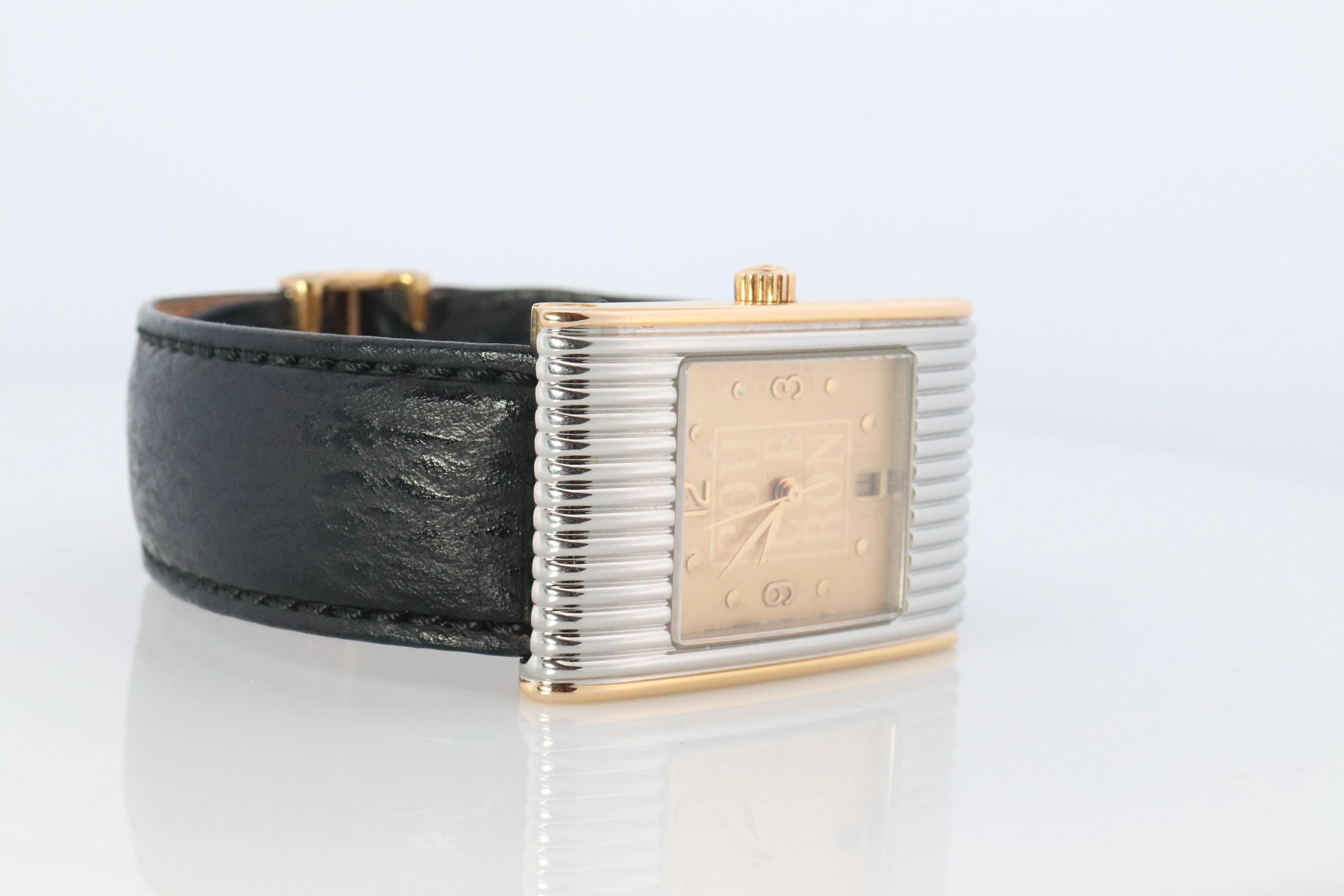 Boucheron Reflet Watch. Vintage Boucheron XL AH 38184 Stainless Steel
