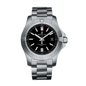 Breitling Chronomat Colt Automatic Stainless Steel Men's Black Dial Watch A17388101B1A1