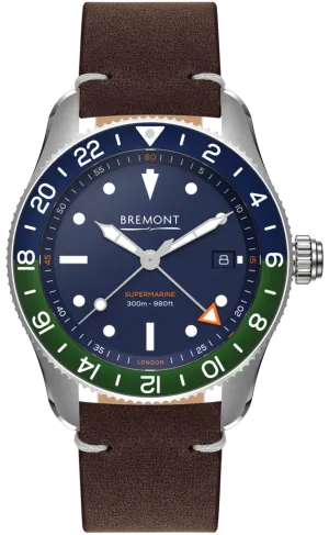 Bremont Supermarine S302 GMT Blue Leather