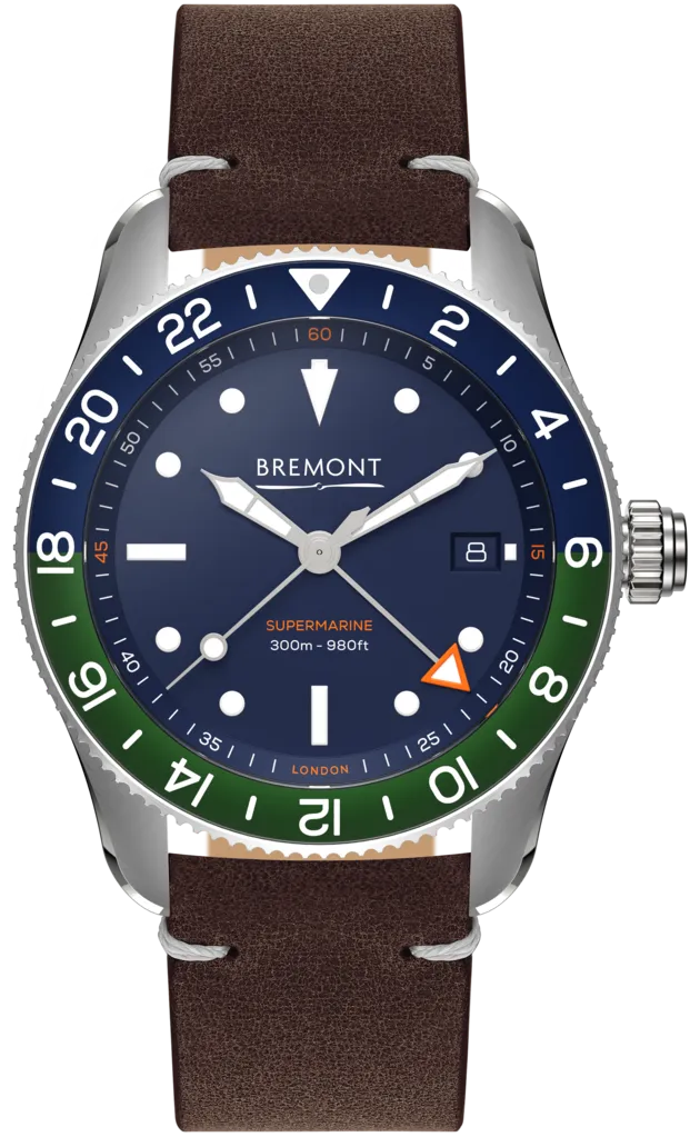 Bremont Supermarine S302 GMT Blue Leather
