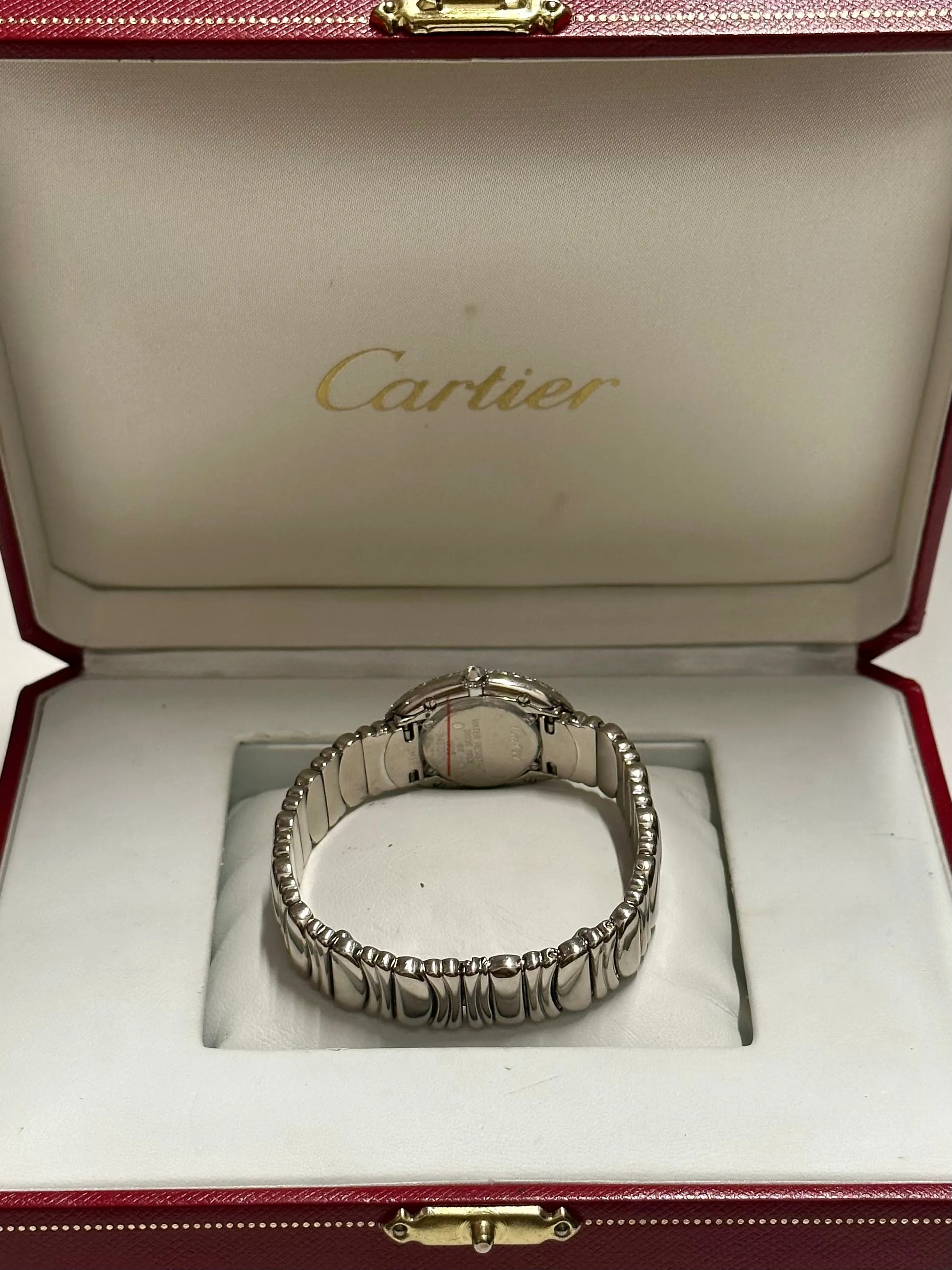 CARTIER Baignoire #1955 18K White Gold Diamond Ladies Watch - $80K APR w/ CoA!!!