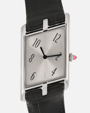 Cartier Prive Tank Asymmetric/Asymetrique Platinum