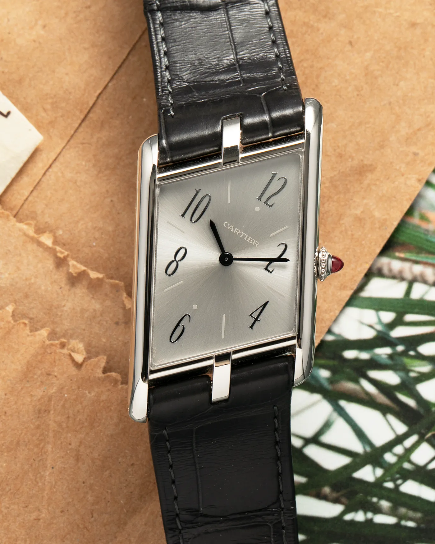 Cartier Prive Tank Asymmetric/Asymetrique Platinum