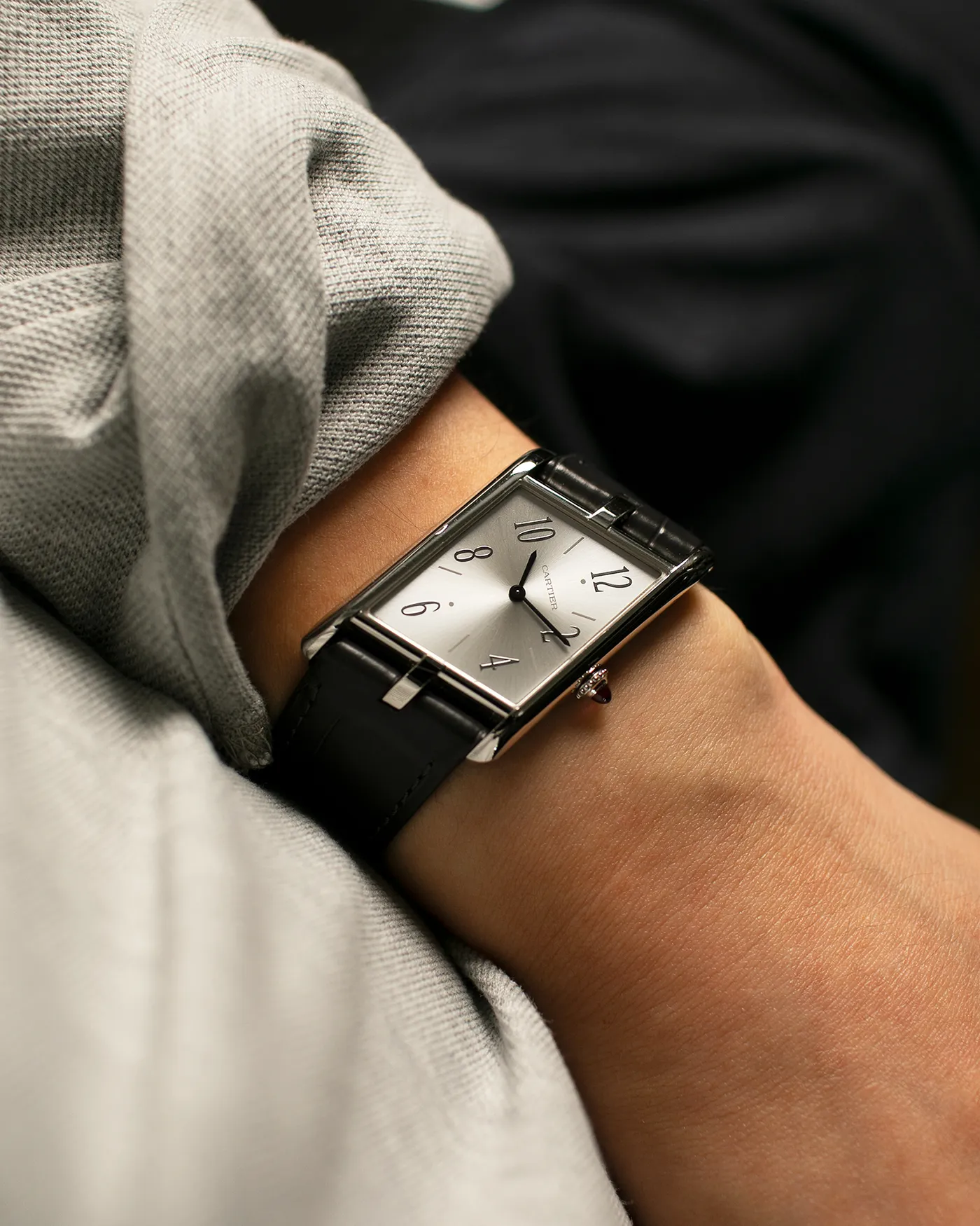 Cartier Prive Tank Asymmetric/Asymetrique Platinum